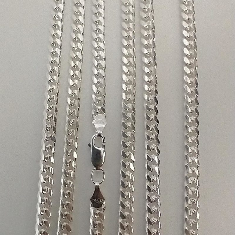 CADENA CUBANA AMERICANA CÓNCAVA GRANDE 50 CM